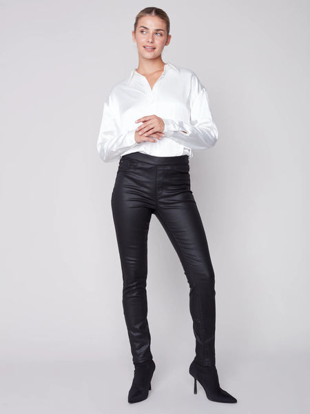 FAUX LEATHER PANT