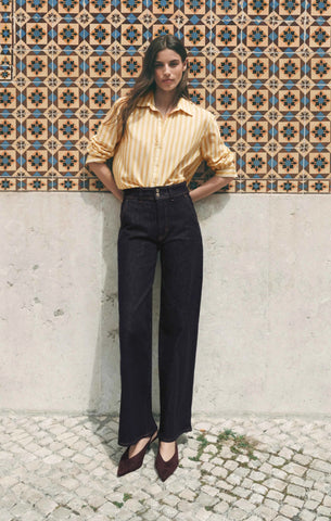 The Atelier High-Rise Trouser Denim