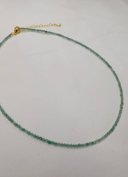 Green Aventurine Crystal Necklace