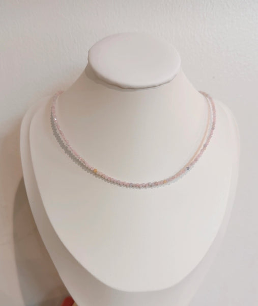 Rose Quartz Crystal Necklace