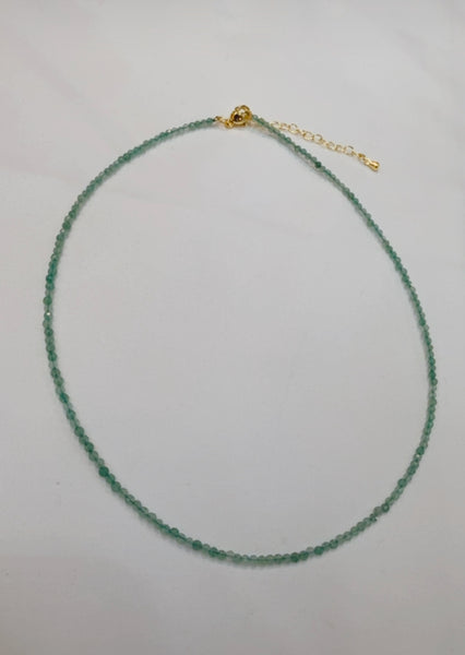 Green Aventurine Crystal Necklace