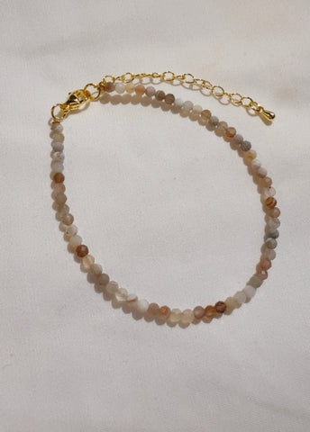 Botswana Agate Beaded Bracelet