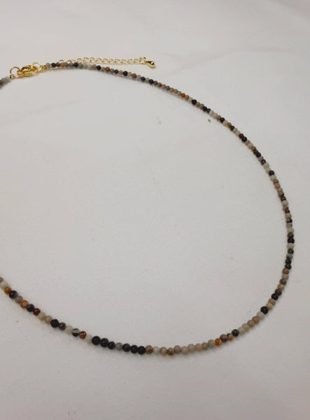 Botswana Agate Crystal Necklace