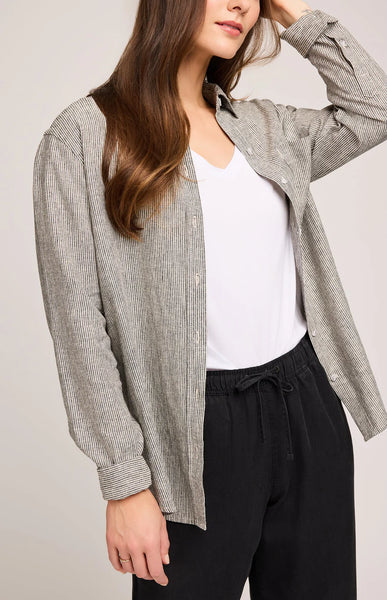 Arabella Striped Button Down Shirt
