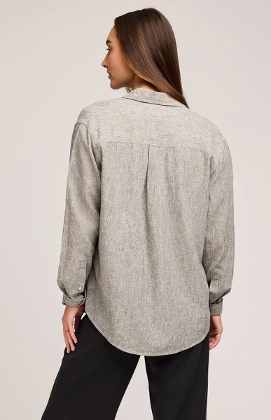 Arabella Striped Button Down Shirt