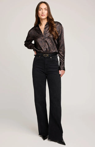 Simone Satin Blouse