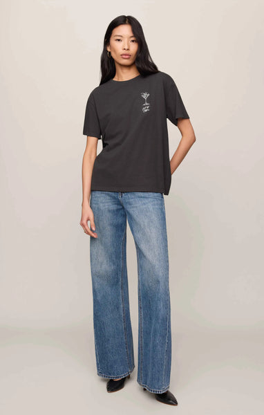 Martini Graphic Boyfriend Tee