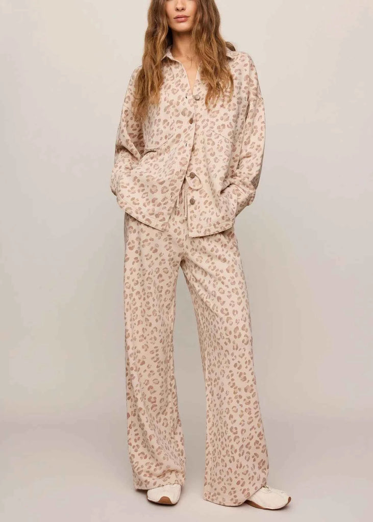 Hunter Knit Leopard Pant