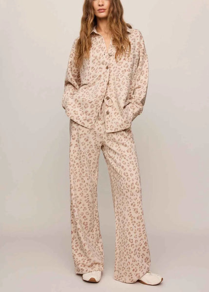 Hunter Knit Leopard Pant