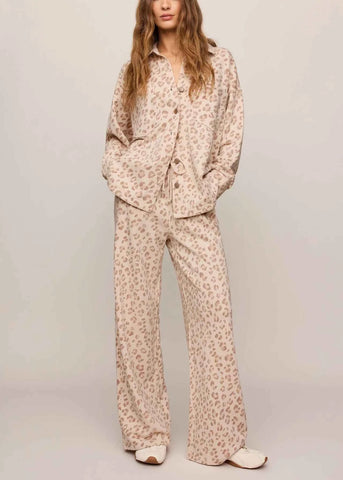Hunter Knit Leopard Pant