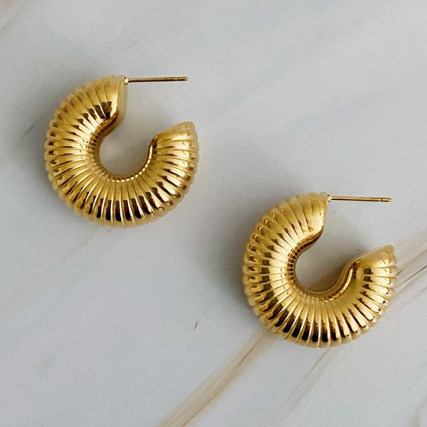 Charmed Hoops - Gold