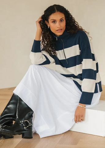 Iridis Striped Sweater