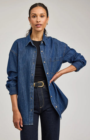 Whitney Denim Button Down Shirt