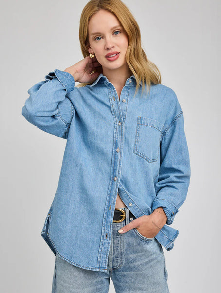 Whitney Denim Button Down Shirt