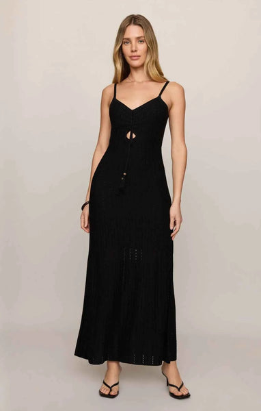 Sunda Crochet Midi Dress