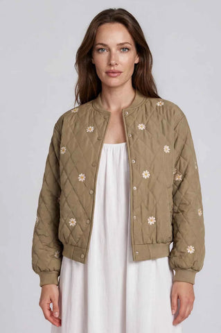 Painted Wish Quilted Embroidered Jacket