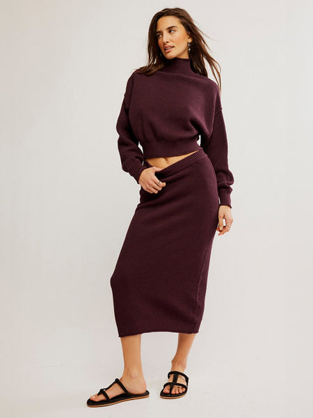 HAILEE SWEATER SKIRT SET