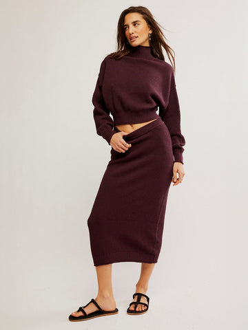 HAILEE SWEATER SKIRT SET