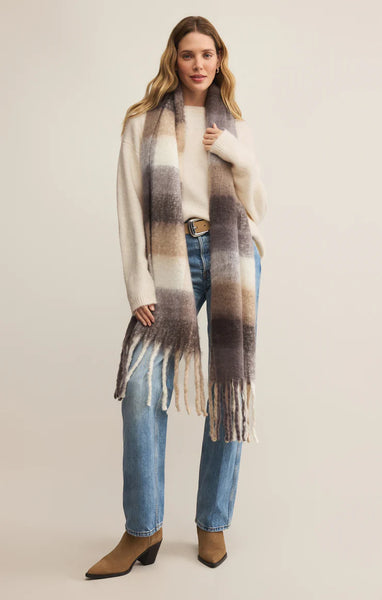 Plaid I Met You Scarf