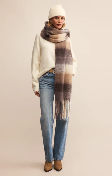 Plaid I Met You Scarf