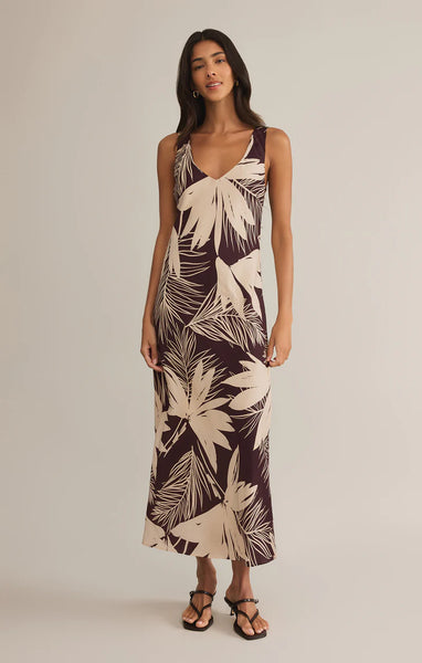 HANA LA ROSA DITSY MAXI DRESS