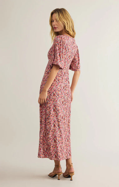 MAVIS DULCE FLORAL MIDI DRESS