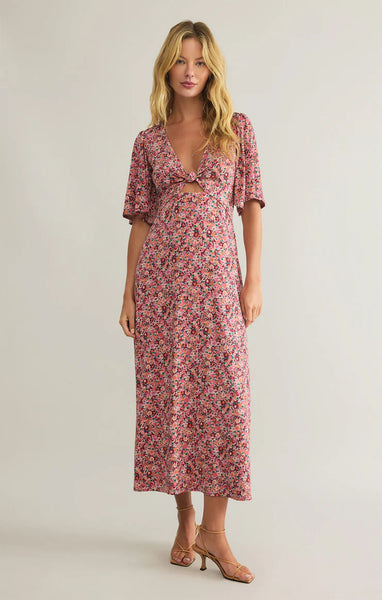 MAVIS DULCE FLORAL MIDI DRESS