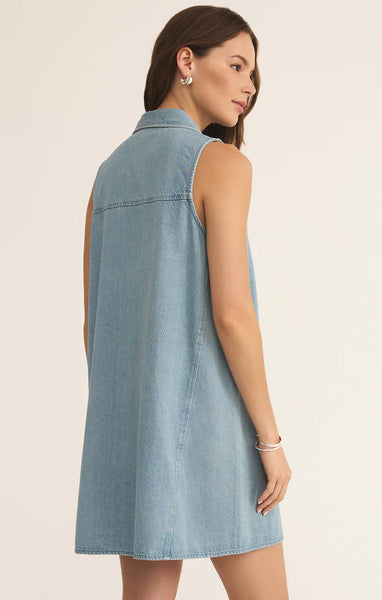 New Light Denim Mini Dress