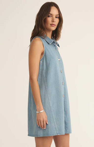 New Light Denim Mini Dress