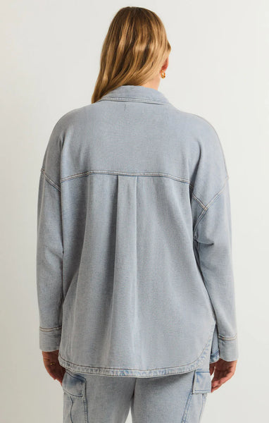 ALL DAY KNIT DENIM JACKET