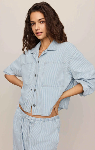 Erin Soft Denim Railroad Jacket