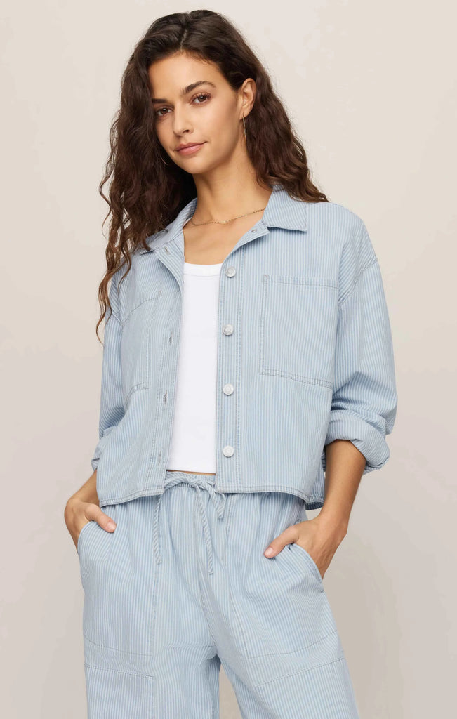 Erin Soft Denim Railroad Jacket