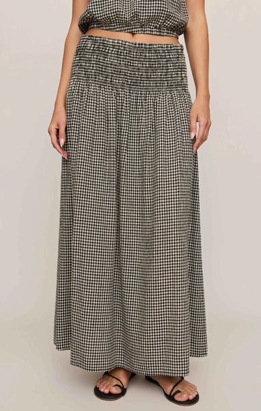 Brooke Gingham Maxi Skirt