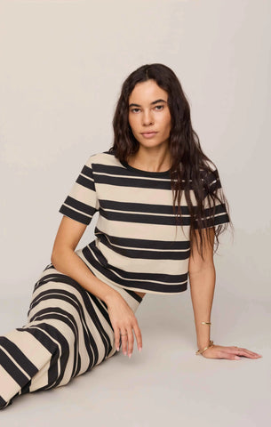 Stellan Striped Jersey Tee