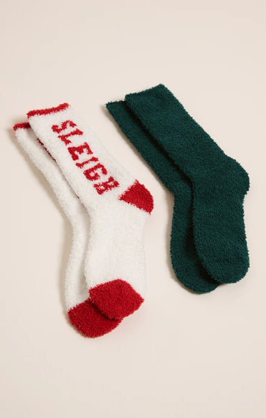 2 PACK SLEIGH SOCKS