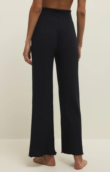 Dawn Smocked Silky Rib Pant