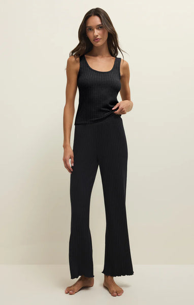 Dawn Smocked Silky Rib Pant