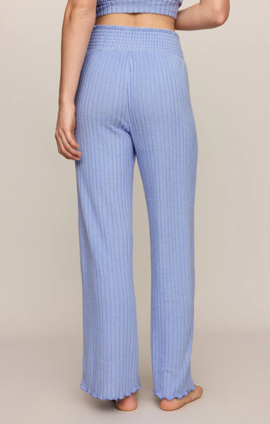 Dawn Smocked Silky Rib Pant