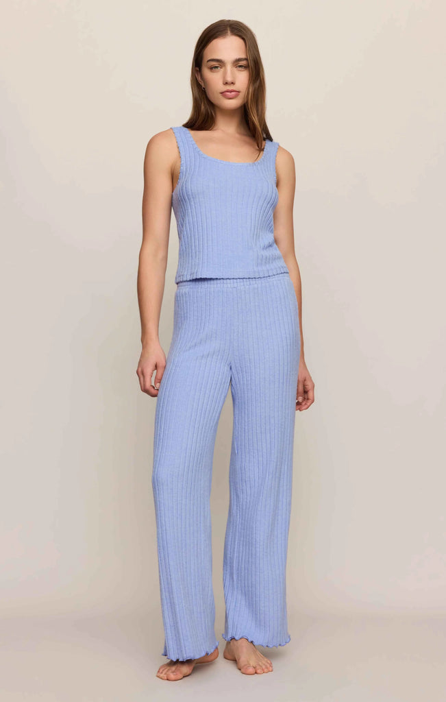 Dawn Smocked Silky Rib Pant