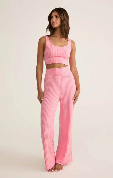Zoe Silky Rib Tank Bra