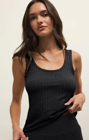 Double Scoop Silky Rib Tank