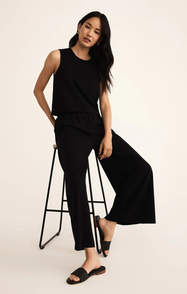 SCOUT JERSEY CROP FLARE PANT