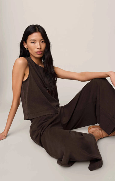 SCOUT JERSEY CROP FLARE PANT