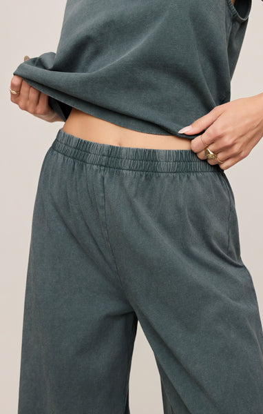 SCOUT JERSEY CROP FLARE PANT