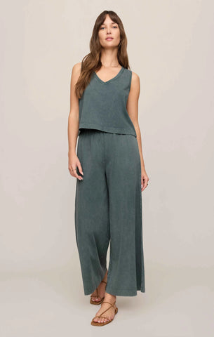 SCOUT JERSEY CROP FLARE PANT