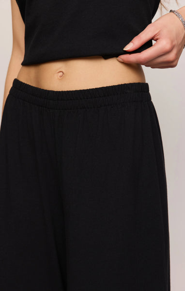 SCOUT JERSEY CROP FLARE PANT