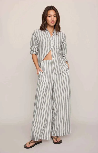 The Perfect Striped Linen Pant