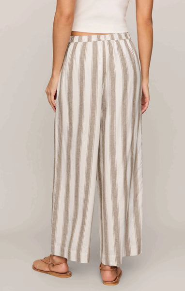 The Perfect Linen Striped Pant