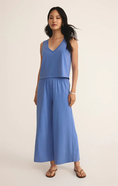 Sloane V-Neck Cotton Jersey Top