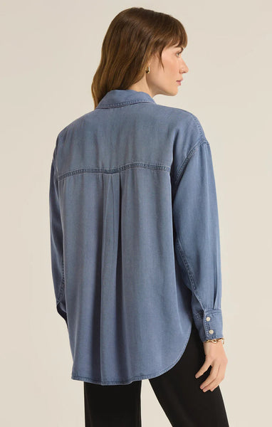 COLBIE CHAMBRAY TOP